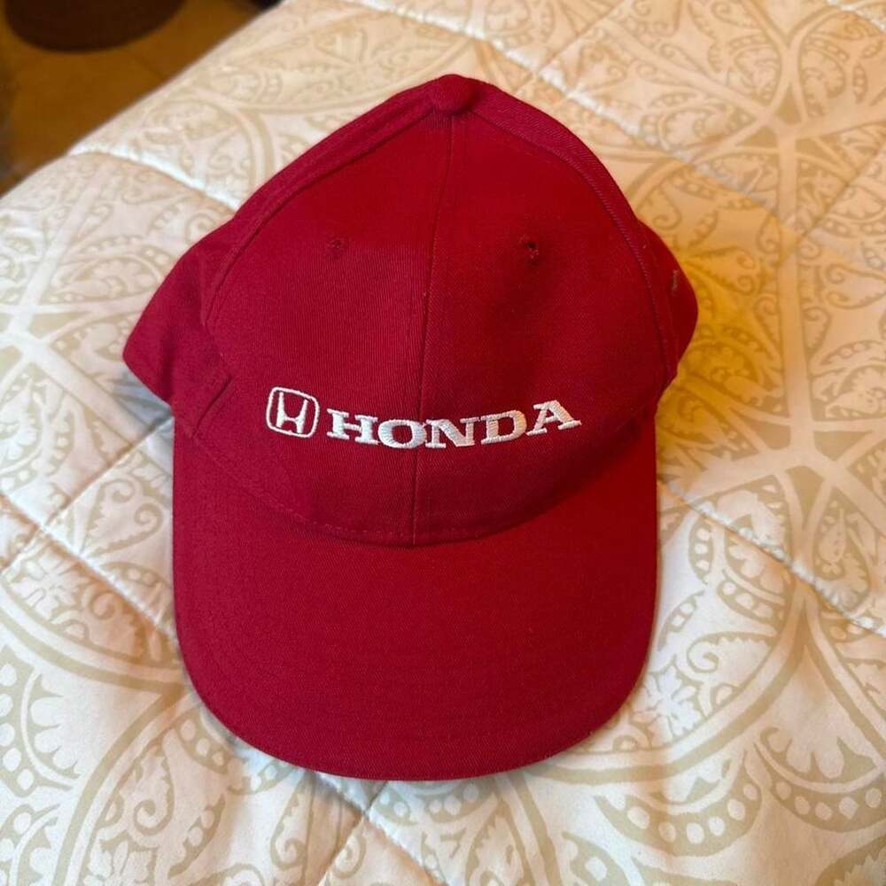 Honda Embroidered Red Baseball Hat